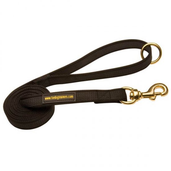 Gentle feel100% cotton i-grip dog leash with power-rubber lines - Click Image to Close