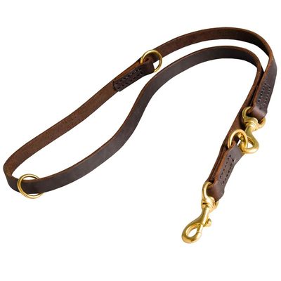 Multifunctional Leather Belgian Malinois Leash [L120#1125 20 mm Leather ...