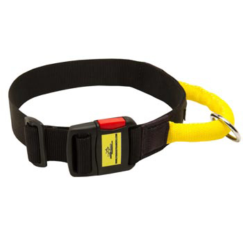 Nylon Belgian Malinois Collar with Quick Release Buckle