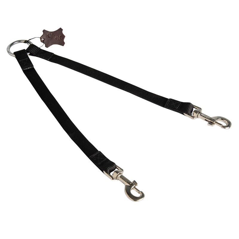 Nylon Belgian Malinois Leash Coupler Stitched