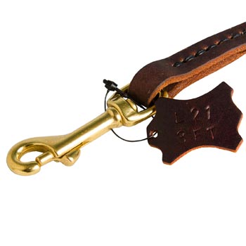 Rustproof Snap Hook for leather Belgian Malinois Leash